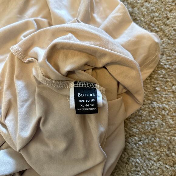 SHEIN Body Suit with Ruched Side - Size XL - Tan - EUC - Picture 3 of 3